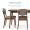 Best Choice Products 5-Piece Compact Wooden Mid-Century Modern Dining Set w/ 4 Chairs, Padded Seat & Back